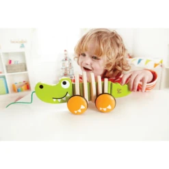HAPE Trekdier Krokodil "Croc" -Speelgoed Voor Kinderen hape trekdier krokodil croc a062306 3