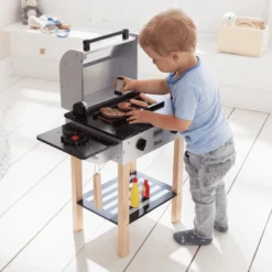 Howa® Kinderbarbecue Max Met Houten Accessoires -Speelgoed Voor Kinderen howa kinderbarbecue max met houten accessoires a268365 4