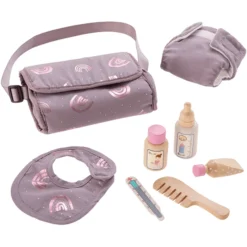 Howa Poppen Luiertas "Regenboog" Inclusief Accessoires 7 Stuks -Speelgoed Voor Kinderen howa poppen luiertas regenboog inclusief accessoires 7 stuks a349827 2