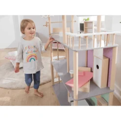 Howa® Poppenhuis Voor Poppen Tot 30cm -Speelgoed Voor Kinderen howa poppenhuis voor poppen tot 30cm a282027 4