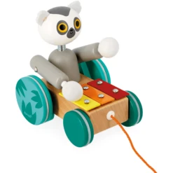 Janod Tropik - Xylofoon Maki Om Te Trekken -Speelgoed Voor Kinderen janod tropik xylofoon maki om te trekken a348968 3