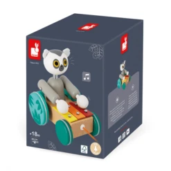 Janod Tropik - Xylofoon Maki Om Te Trekken -Speelgoed Voor Kinderen janod tropik xylofoon maki om te trekken a348968 4