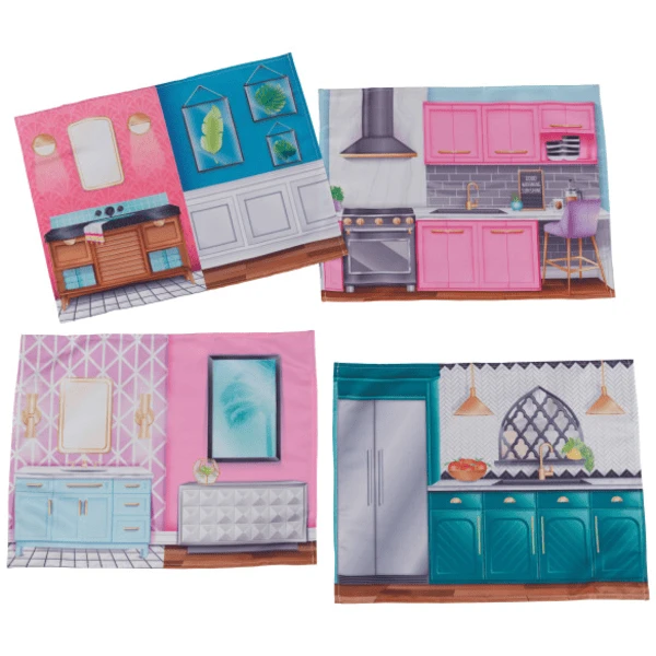 KidKraft ® Dollhouse Magnetische Makeover 4 KidKraft ® Dollhouse Magnetische Makeover - Afbeelding 4