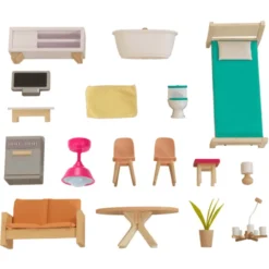 KidKraft® Dottie Poppenhuis -Speelgoed Voor Kinderen kidkraft dottie poppenhuis a272701 2