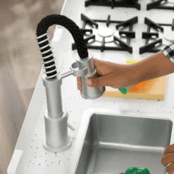 Kidkraft® Houten Kinderkeuken Little Cook's Work Station -Speelgoed Voor Kinderen kidkraft houten kinderkeuken little cooks work station a272783 2