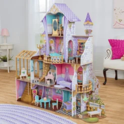 Kidkraft ® Poppenhuis Betoverd Green Huis Castle -Speelgoed Voor Kinderen kidkraft poppenhuis betoverd green huis castle a415315 2