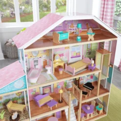 KidKraft Poppenhuis Grand View Mansion -Speelgoed Voor Kinderen kidkraft poppenhuis grand view mansion a275086 3