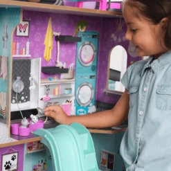 Kidkraft® Purrfect Huisdieren-poppenhuis -Speelgoed Voor Kinderen kidkraft purrfect huisdieren poppenhuis a376900 4