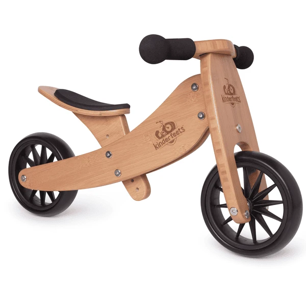 Kinderfeets ® 2-in-1 Driewieler Tiny Tot, Bamboe 2 Kinderfeets ® 2-in-1 Driewieler Tiny Tot, Bamboe - Afbeelding 2
