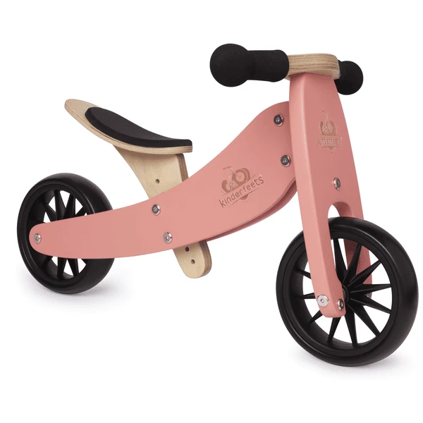 Kinderfeets ® 2-in-1 Driewieler Tiny Tot, Koraal 4 Kinderfeets ® 2-in-1 Driewieler Tiny Tot, Koraal - Afbeelding 4