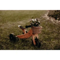 Kinderfeets ® 2-in-1 Driewieler Tiny Tot Plus, Bamboe -Speelgoed Voor Kinderen kinderfeets 2 in 1 driewieler tiny tot plus bamboe a294348 3