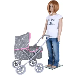 Knorr® Speelgoed Mini Lili Poppenwagen - Ster Grijs 8 Knorr® Speelgoed Mini Lili Poppenwagen - Ster Grijs -Speelgoed Voor Kinderen knorr speelgoed mini lili poppenwagen ster grijs a363265 3