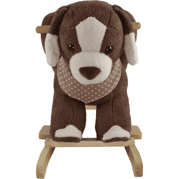 Knorr® Speelgoed Schommelend Dier "Oskar" Bruine Hond 3 Knorr® Speelgoed Schommelend Dier "Oskar" Bruine Hond - Afbeelding 3