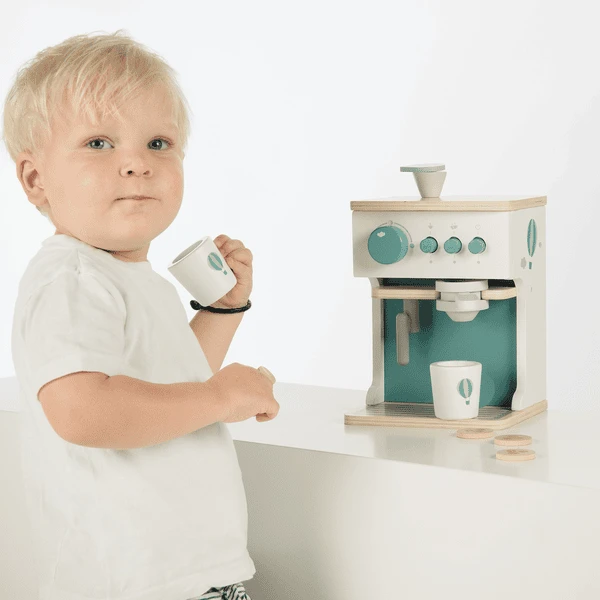 Label-Label - Espressomachine - Groen 2 Label-Label - Espressomachine - Groen - Afbeelding 2