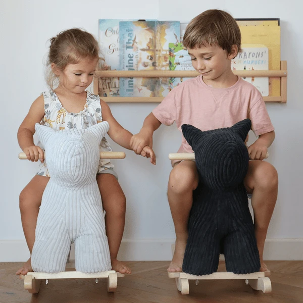 Label Label - Schommelhond - Grijs 4 Label Label - Schommelhond - Grijs - Afbeelding 4