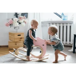LEG & GO Opzetstuk Schommelolifant, Roze -Speelgoed Voor Kinderen leg go opzetstuk schommelolifant roze a372303 3