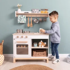 MUSTERKIND ® Speel Keuken- Magnolia - Wit/natuurlijk 7 MUSTERKIND ® Speel Keuken- Magnolia - Wit/natuurlijk -Speelgoed Voor Kinderen musterkind speel keuken magnolia wit natuurlijk a301990 2