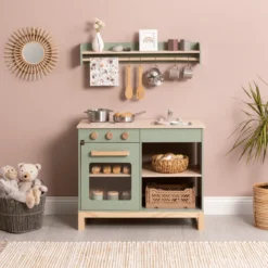 MUSTERKIND ® Speelkeuken- Magnolia - Salie/natuur 9 MUSTERKIND ® Speelkeuken- Magnolia - Salie/natuur -Speelgoed Voor Kinderen musterkind speelkeuken magnolia salie natuur a326594 4