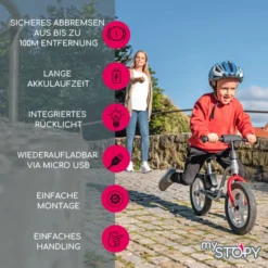 MySTOPY Wielrem Voor PUKY LR M Zwart -Speelgoed Voor Kinderen mystopy wielrem voor puky lr m zwart a381101 2