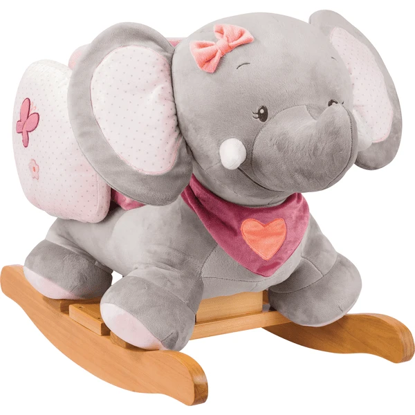 Nattou Adele & Valentine - Schommeldier Olifant 2 Nattou Adele & Valentine - Schommeldier Olifant - Afbeelding 2