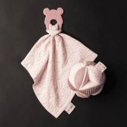 Nattou Bijtring + Knuffeldoekje Roze 8 Nattou Bijtring + Knuffeldoekje Roze -Speelgoed Voor Kinderen nattou bijtring knuffeldoekje roze a309554 3