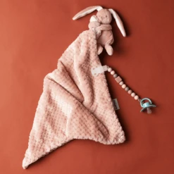 Nattou Lapidou Knuffeldeken Oud Roze Dennen Apple -Speelgoed Voor Kinderen nattou lapidou knuffeldeken oud roze dennen apple a389968 3