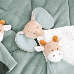 Nattou LUNA & AXEL Knuffeldoekje Luiers Axel Olifant -Speelgoed Voor Kinderen nattou luna amp axel knuffeldoekje luiers axel olifant a332904 2