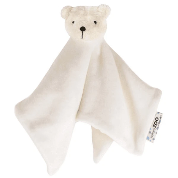 NatureZoo Of Denmark Knuffeldoek IJsbeer Cremewit 1 NatureZoo Of Denmark Knuffeldoek IJsbeer Cremewit