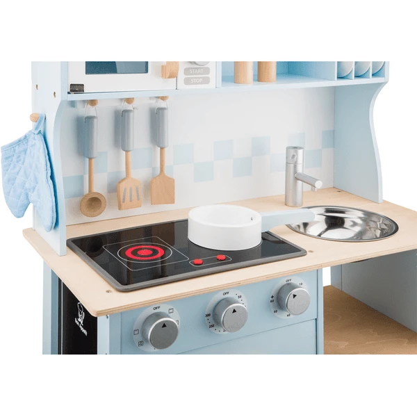 New Classic Toys® New Classic Toys Speelkeuken - Modern Blauw Met Kookplaat 4 New Classic Toys® New Classic Toys Speelkeuken - Modern Blauw Met Kookplaat - Afbeelding 4