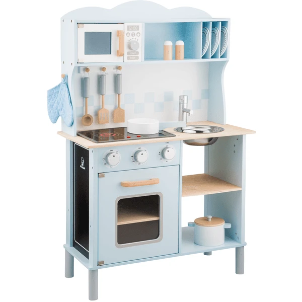 New Classic Toys® New Classic Toys Speelkeuken - Modern Blauw Met Kookplaat 1 New Classic Toys® New Classic Toys Speelkeuken - Modern Blauw Met Kookplaat