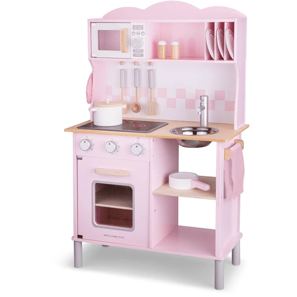 New Classic Toys® New Classic Toys Speelkeuken Modern Roze Met Kookplaat 2 New Classic Toys® New Classic Toys Speelkeuken Modern Roze Met Kookplaat - Afbeelding 2