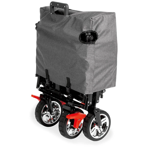 Pinolino Opvouwbare Bolderkar AddPlus Met Rem Grijs Gevlekt 2 Pinolino Opvouwbare Bolderkar AddPlus Met Rem Grijs Gevlekt - Afbeelding 2