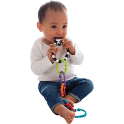 PLAYGRO Bijtring-Rammelketting Zebra 9-delig 7 PLAYGRO Bijtring-Rammelketting Zebra 9-delig -Speelgoed Voor Kinderen playgro bijtring rammelketting zebra 9 delig a151825 2