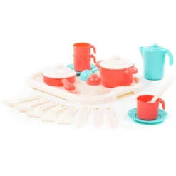 POLESIE ® Keukenset Op Dienblad (3 Personen) -Speelgoed Voor Kinderen polesie keukenset op dienblad 3 personen a298831 2