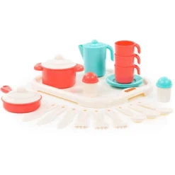 POLESIE ® Keukenset Op Dienblad (3 Personen) -Speelgoed Voor Kinderen polesie keukenset op dienblad 3 personen a298831 4