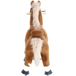 PonyCycle ® Bruin Met Rem En Geluid - Groot 7 PonyCycle ® Bruin Met Rem En Geluid - Groot -Speelgoed Voor Kinderen ponycycle bruin met rem en geluid groot a313694 2