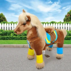 PonyCycle® Paard Brown Middelgroot -Speelgoed Voor Kinderen ponycycle paard brown middelgroot a275569 4