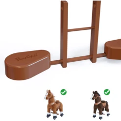 PonyCycle ® Pedal Pads - Pedal Adapter Voor U-Types, Bruin -Speelgoed Voor Kinderen ponycycle pedal pads pedal adapter voor u types bruin a315975 3