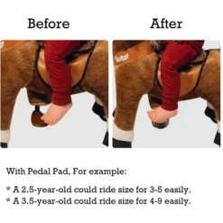 PonyCycle ® Pedal Pads - Pedal Adapter Voor U-Types, Wit -Speelgoed Voor Kinderen ponycycle pedal pads pedal adapter voor u types wit a315976 4