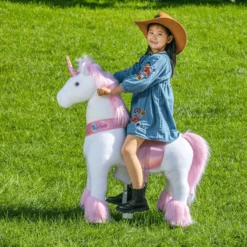 PonyCycle ® Roze Eenhoorn -Speelgoed Voor Kinderen ponycycle roze eenhoorn a338465 3