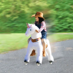 PonyCycle ® White Eenhoorn -Speelgoed Voor Kinderen ponycycle white eenhoorn a338463 4
