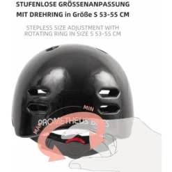 PROMETHEUS BICYCLES ® Fietshelm Maat S 52-55 Cm Wit -Speelgoed Voor Kinderen prometheus bicycles fietshelm maat s 52 55 cm wit a403255 3