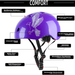 PROMETHEUS BICYCLES ® Fietshelm Maat XS 48-52 Cm Paars 7 PROMETHEUS BICYCLES ® Fietshelm Maat XS 48-52 Cm Paars -Speelgoed Voor Kinderen prometheus bicycles fietshelm maat xs 48 52 cm paars a403215 2