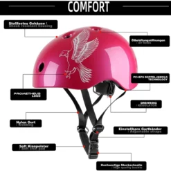 PROMETHEUS BICYCLES ® Fietshelm Maat XS 48-52 Cm Roze -Speelgoed Voor Kinderen prometheus bicycles fietshelm maat xs 48 52 cm roze a403224 2