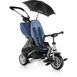PUKY® Driewieler CAT S6 Ceety®, Zilver/blauw 2412 -Speelgoed Voor Kinderen puky driewieler cat s6 ceety zilver blauw 2412 a235433 2