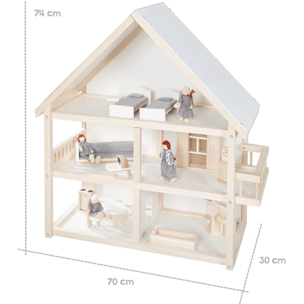 Roba Poppenhuishout 2 Roba Poppenhuishout - Afbeelding 2
