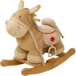 ROBA Schommelpaard, Lichtbruin -Speelgoed Voor Kinderen roba schommelpaard lichtbruin a182380 2