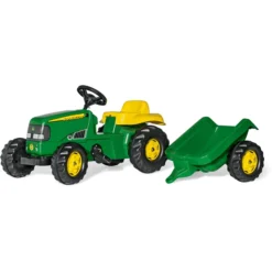 ROLLY TOYS Rollykid John Deere Met RollyKid Trailer 012190