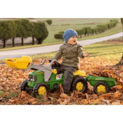 ROLLY TOYS Rollykid John Deere Traktor 023110 -Speelgoed Voor Kinderen rolly toys rollykid john deere traktor 023110 a046550 3