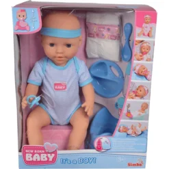 SIMBA New Born Baby Babypop Jongetje 43 Cm 9 SIMBA New Born Baby Babypop Jongetje 43 Cm -Speelgoed Voor Kinderen simba new born baby babypop jongetje 43 cm a280823 4